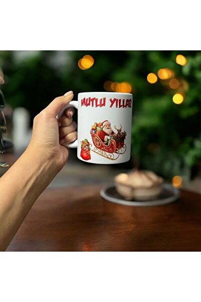 Borambalaj New Year Themed Mug Glass Happy New Year