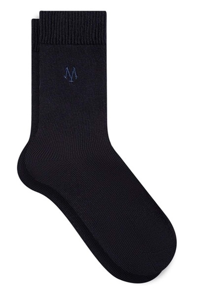 Mavi Logo Embroidered Socks Unisex Socks Dark Blue