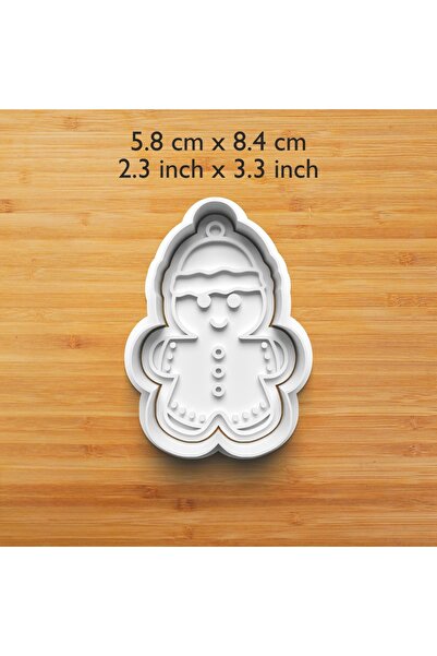 Hobist Sweet Cute Baby Cookie Guys Set of 4 Cookie and Sugar Dough Molds