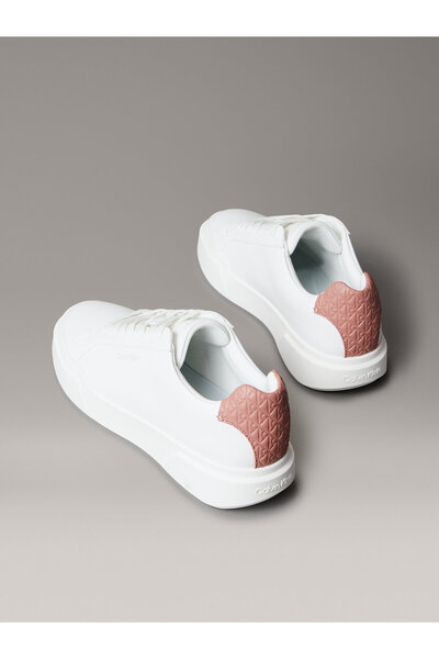 Calvin Klein Ck Avenue - Smooth Leather Logo Trainers