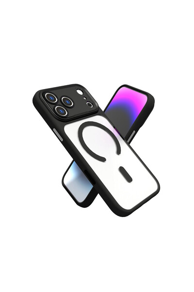 ceppark غطاء جوكو آبل آيفون 17 برو ماكس هازار ماجسيف - أسود