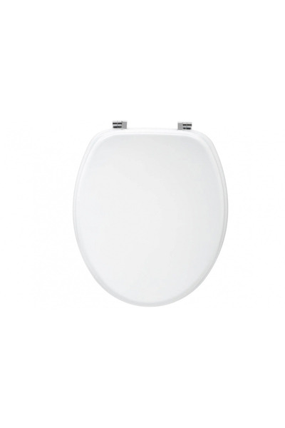 5five Simple Smart Κάλυμμα τουαλέτας γενικής χρήσης, MDF, λευκό, 37 x 43 x 4 εκ.