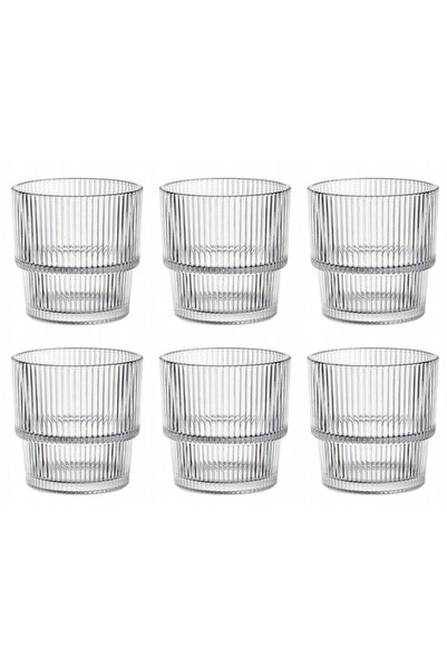 FLORINA Set of 6 Baltico Glasses, glass, 330 ml