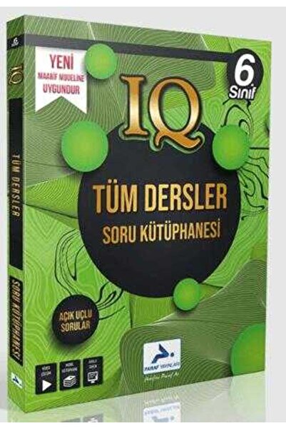 paraf yayınları Paraf 6. Sınıf Iq Tüm Dersler Soru Kütüphanesi Yeni
