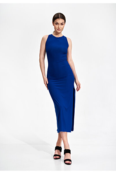Figl Elegant sleeveless maxi dress in blue - M864 L