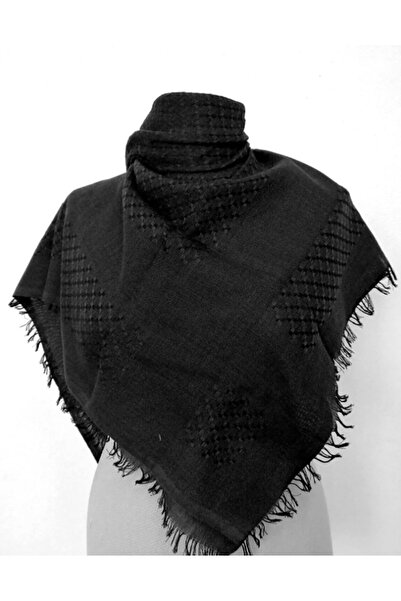 TRModam قطعة قماش قطنية |   بطانية مربعة للجنسين بنمط كلاسيكي مقاس 100x100 سم