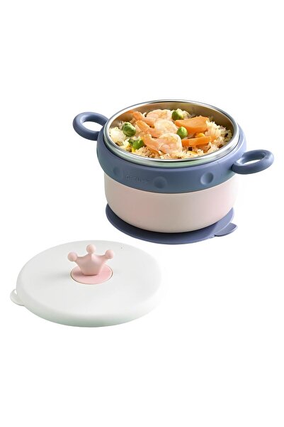 Arabest وعاء عزل للأطفال، وعاء معزول للأطفال، قابل للفصل في الميكروويف وغسالة الأطباق، مصنوع من الفولاذ المقاوم للصدأ