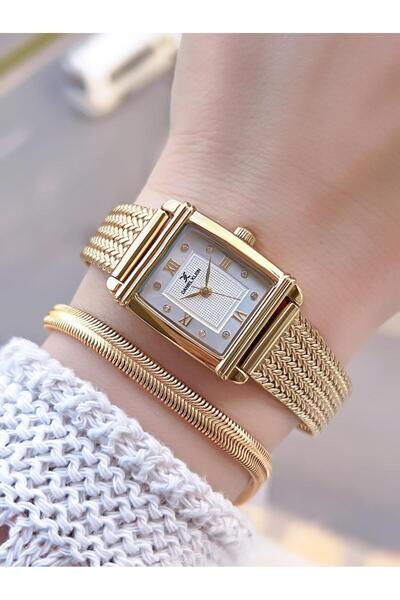 Daniel Klein Steel Mesh Strap 2 Years Warranty 3Atm Water Resistant Women's Wristwatch+Bracelet 109702