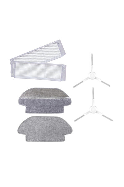 ROPALDE Xiaomi S10 (B106Gl) Robot Vacuum Cleaner Compatible 6-Piece Spare Parts Set