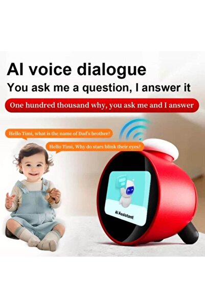 genernic AI Smart Alarm Clock Speaker | AI Assistant | Stop Watch | Sleep Aid | AI Stories