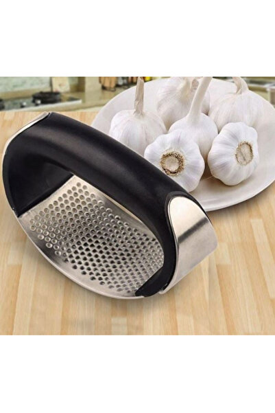 THK Manual Metal Press with Handle for Crushing Garlic, 10.7x5x7cm, THK®