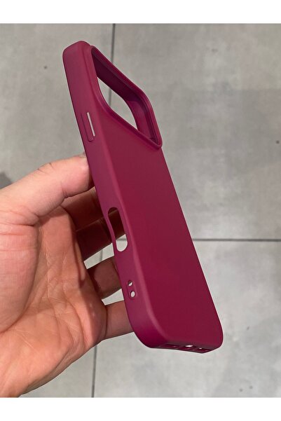 Mee.co iPhone 17 Pro Max Compatible Shock-Absorbing Velvet-Lined Launch Silicone Case