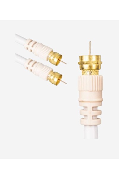 FORLİNE Fabrikasyon Gold Uç F Konnektörlü 5 Metre Rg6/u4 Full Hd 3D 4K Anten ...