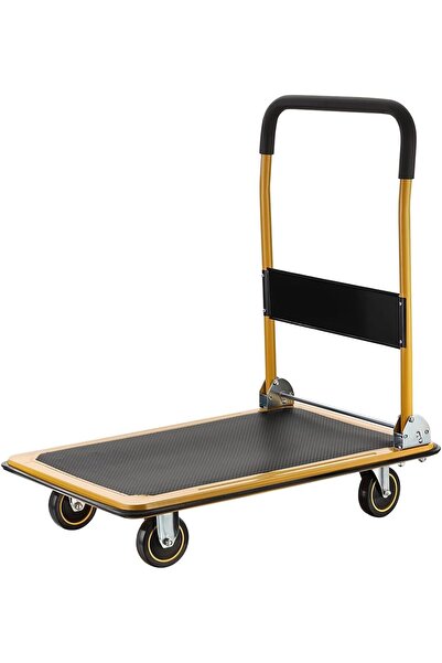 Lawazim Foldable Push Cart Dolly - 73x47x83cm, 150kg Capacity