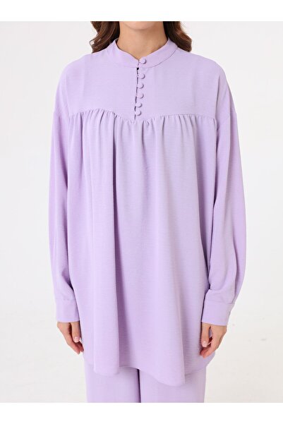 Refka Brit Detailed Aerobin Suit - Lilac -