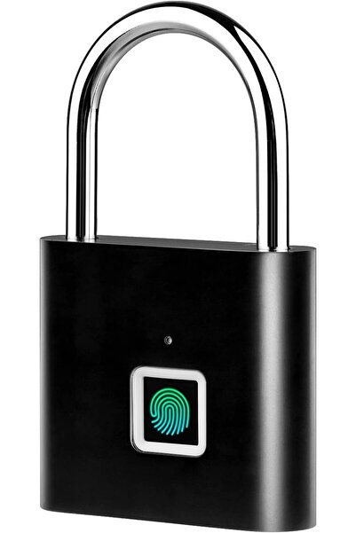 EACAM قفل ذكي ببصمة الإصبع قابل لإعادة الشحن بدون مفتاح، 10 بصمات أصابع، مقاو...