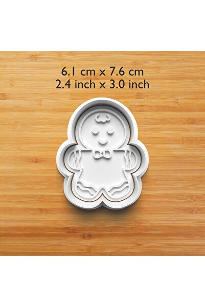 Hobist Sweet Cute Baby Cookie Guys Set of 4 Cookie and Sugar Dough Molds