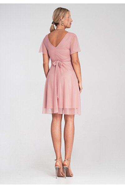 Figl Pink mesh dress - Party dress - Dress M1206 size S/M