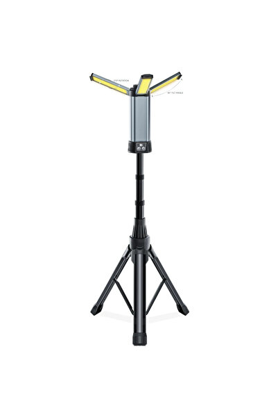 Green Lion Trio Beam Lite 2000 Lumens Tripod Camping Light - Black