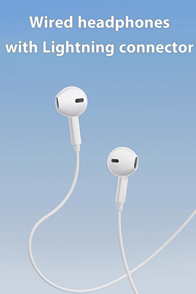 Generic Earphones With Lightning Connector In-Ear Wired Headphones