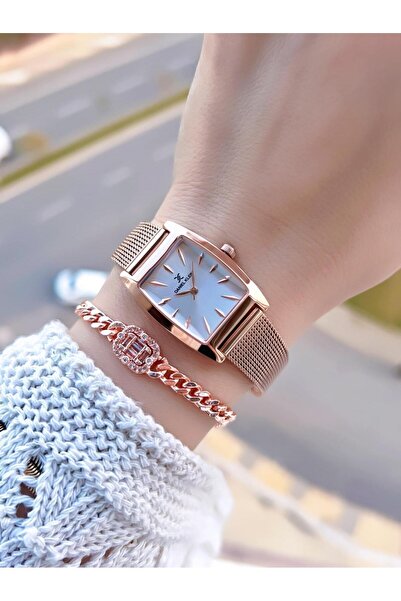 Daniel Klein Steel Mesh Cord 2 Years Warranty 3Atm Water Resistant Women's Wristwatch+Bracelet B141195