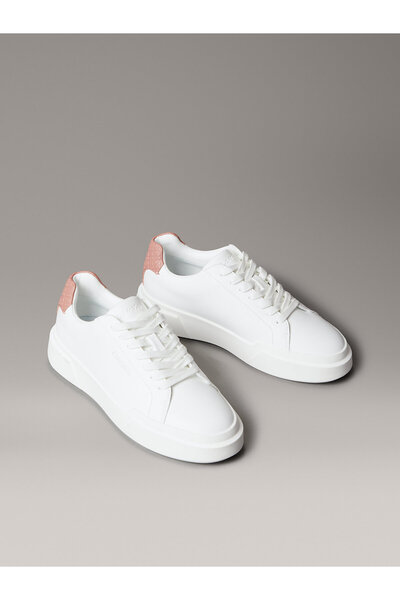 Calvin Klein Ck Avenue - Smooth Leather Logo Trainers