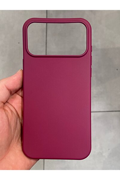 Mee.co iPhone 17 Pro Max Compatible Shock-Absorbing Velvet-Lined Launch Silicone Case