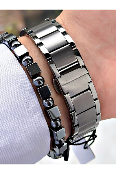 Bentini Men's Wrist Watch – Functional, Steel Band, Waterproof, 2-Year Warranty