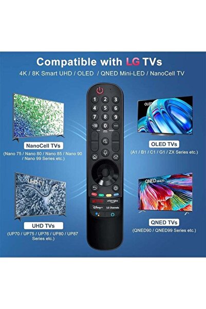X-Level Magic Remote for LG Smart TV with Pointer and Voice Function