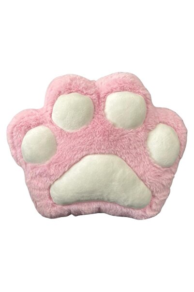 Petrichor Cat Paw Plush Pillow Pink