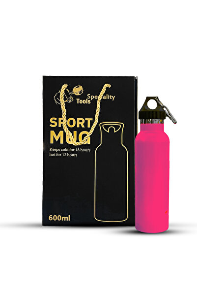 chemex co 600ml Stainless Steel Insulated Mug – Keeps drinks hot for 24 hours and cold all day. Pink color.