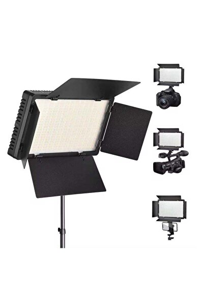Generic مصباح تصوير احترافي LED 600 للتصوير الفوتوغرافي والفيديو، سطوع قابل للتعديل، بدون تثبيت