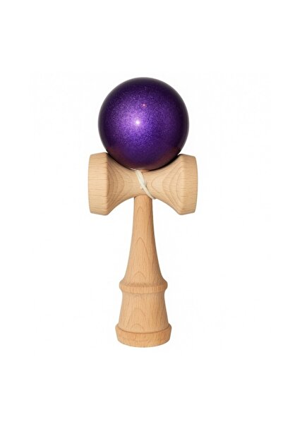 Globalport Retail Professional beech wood kendama 18 cm, glossy paint, Metallic Purple