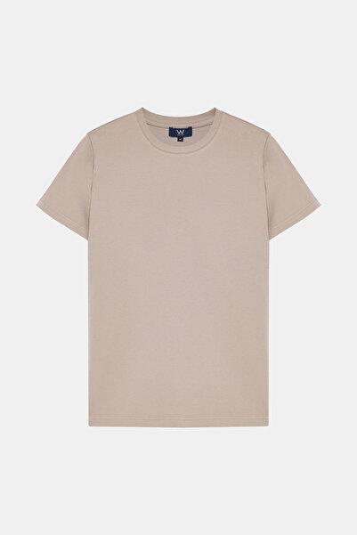 W Collection Mink Circle Neck T-Shirt
