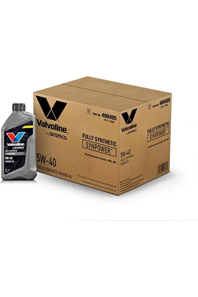 Valvoline زيت محرك سين باور 5W40 من أرامكو، 12 × 1 لتر