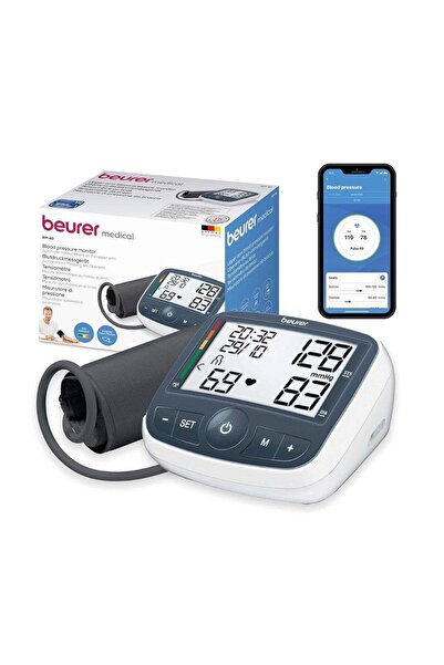 Beurer جهاز مراقبة ضغط الدم BM40 للذراع العلوي باللون الأبيض