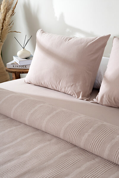 Koza Home Clara cappuccino double bedspread set 2519