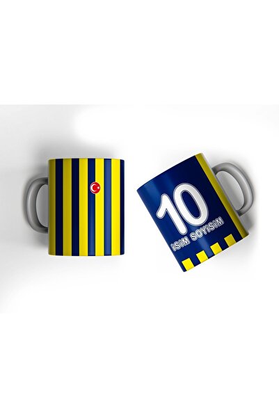 sartre art Sarı Lacivert Çubuklu Yeni Sezon Forma Tasarımlı Kişiye Özel Baskı...