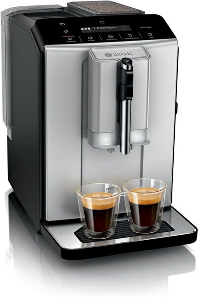 Bosch Fully automatic coffee machine VeroCafe Silk Silver, Removable water tank