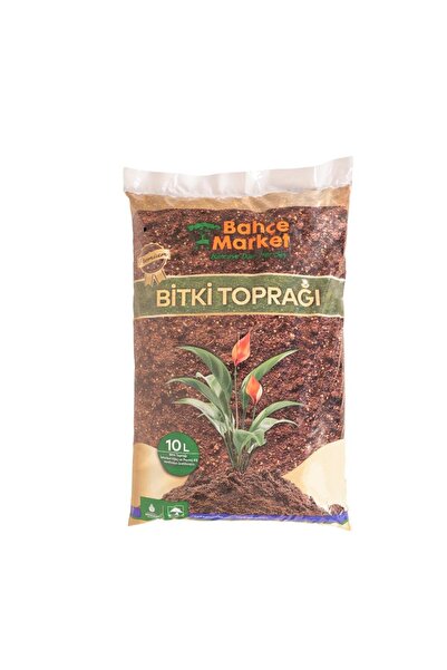 bahçe market Premium Bitki Toprağı 10 Lt – Torf Karışımlı Kaliteli İç ve Dış ...