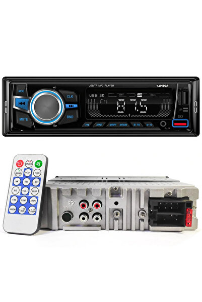 MEGA Vm-410 Oto Teyp 4x60 Watt Bluetooth 2xusb Sd Fm Aux 7 Renk Ekranlı