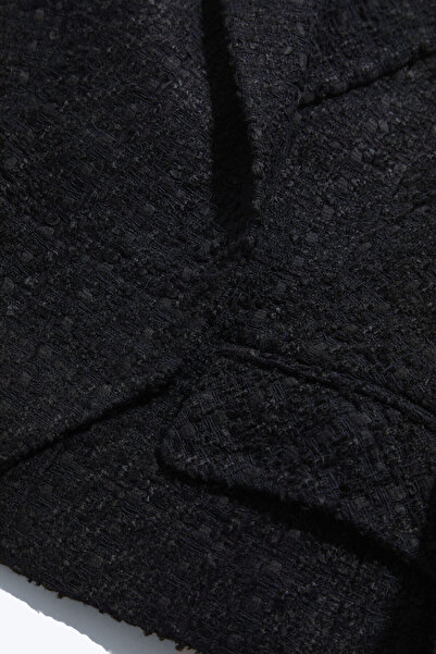 W Collection Black Tweed Box Jacket