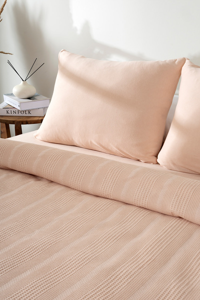 Koza Home Clara Salmon Double Pike Set 2520