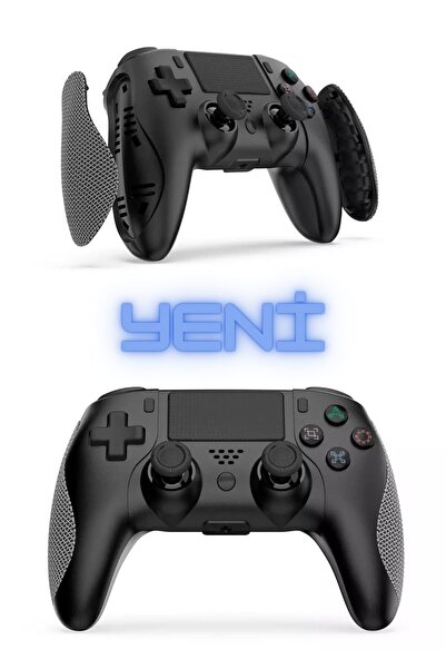 Asfal PS4 ve PC-Bilgisayar Uyumlu Kablosuz Gamepad – Çift Motorlu Titreşim, D...