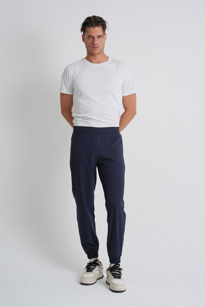 Shooter Sportswear Anthracite Men's Sweatpants with Elasticated Legs, Lace-Up Waist, Zippered Pockets, Standard Fit