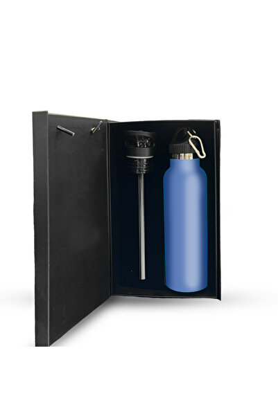 chemex co 600ml Stainless Steel Insulated Mug – Keeps drinks hot for 24 hours and cold all day. Dark blue color.