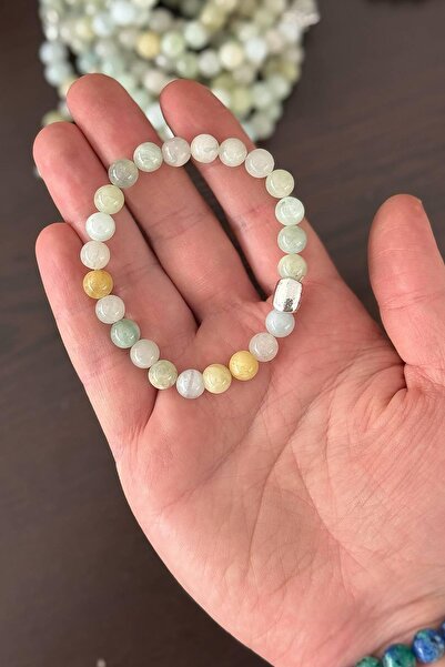 TESBİHKENTİ 8mm Quartz Agate Stone Bracelet