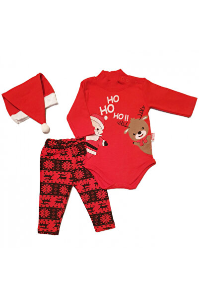 Pabbuc Ho Ho Ho bodysuit and pants with Santa hat