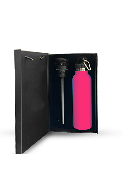 chemex co 600ml Stainless Steel Insulated Mug – Keeps drinks hot for 24 hours and cold all day. Pink color.