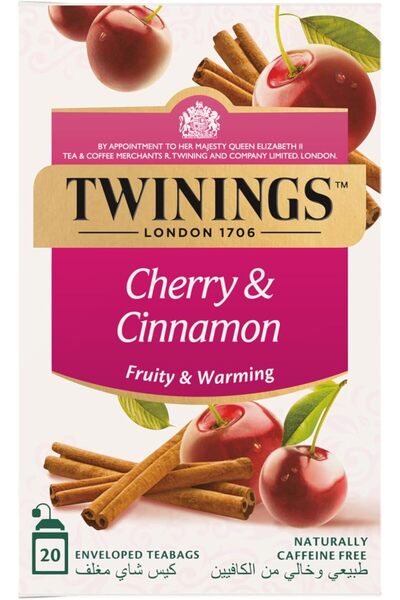 Twinings Cherry And Cinnamon Infusion, 20 Tea Bags - Pack Of 1